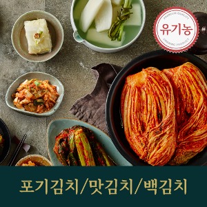 푸드닥터 유기농 포기김치 / 맛김치 / 백김치
